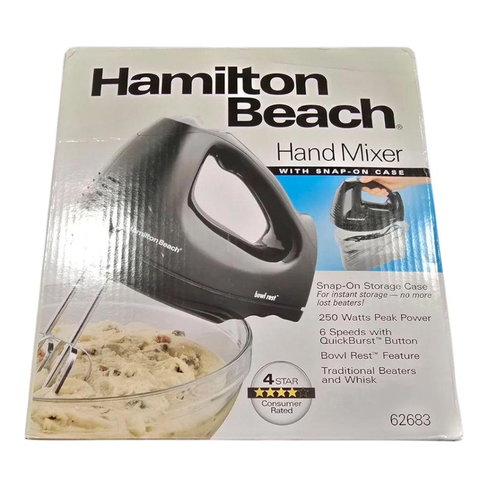 Hamilton Beach Black Hand Mixer New‎